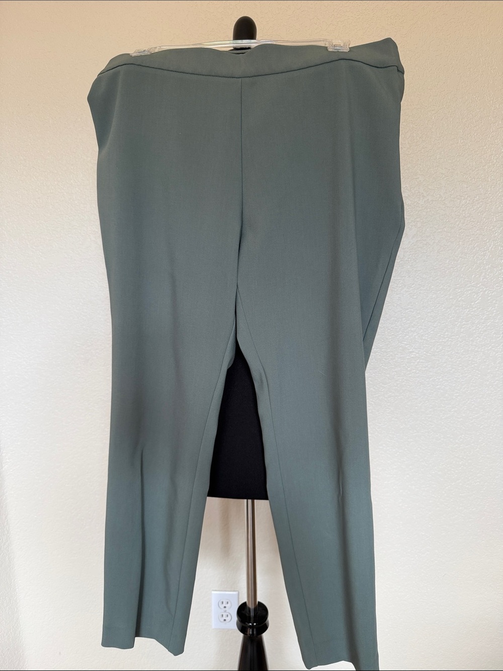 a new day Straight Leg Ponte Pants in Sage Green